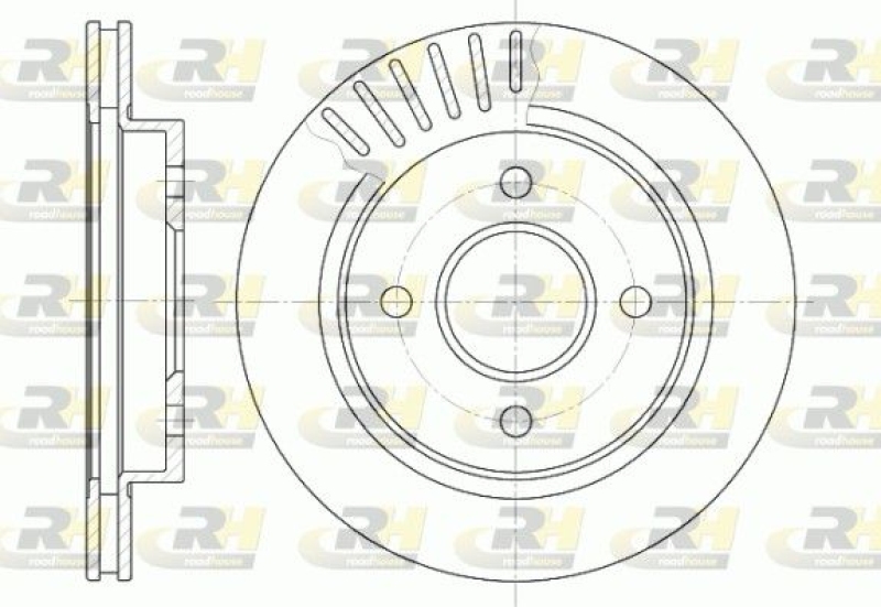 2x ROADHOUSE Bremsscheibe