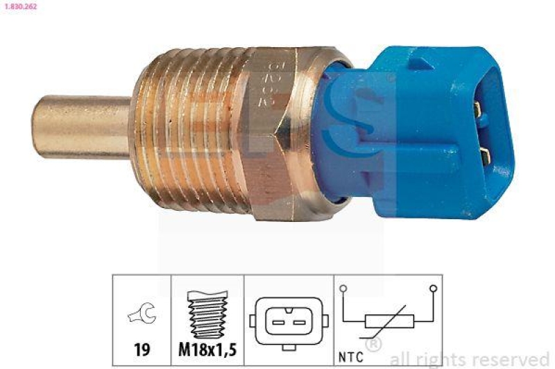 EPS Sensor, Kühlmitteltemperatur Made in Italy - OE Equivalent