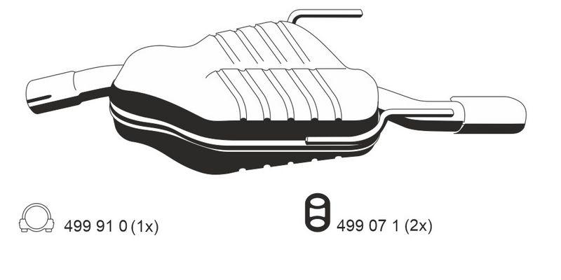 ERNST Endschalld&auml;mpfer