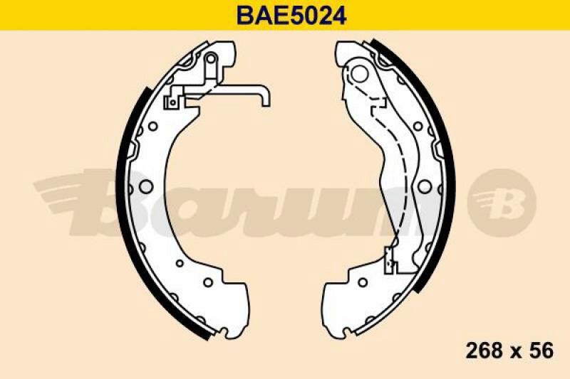BARUM Brake Shoe Set