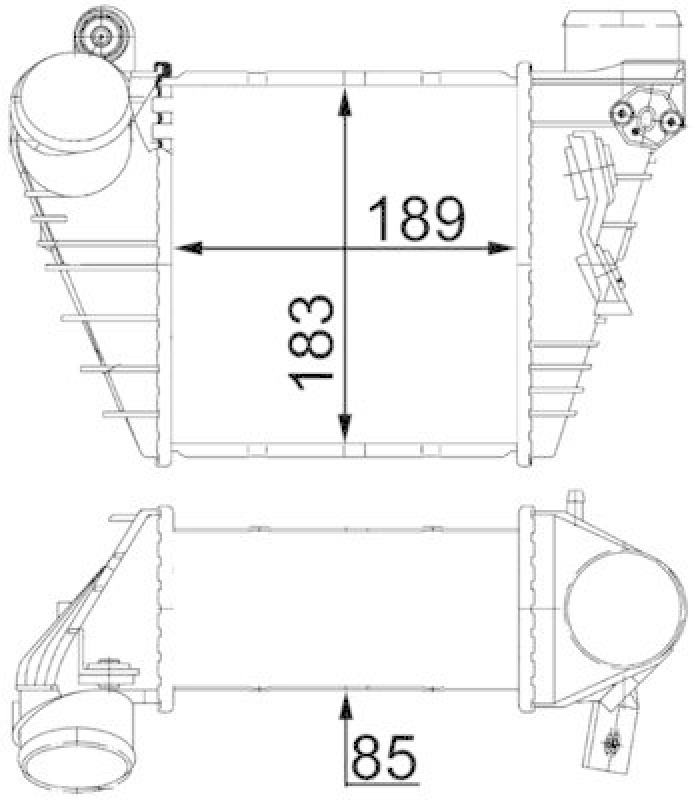 MAHLE Ladeluftk&uuml;hler BEHR