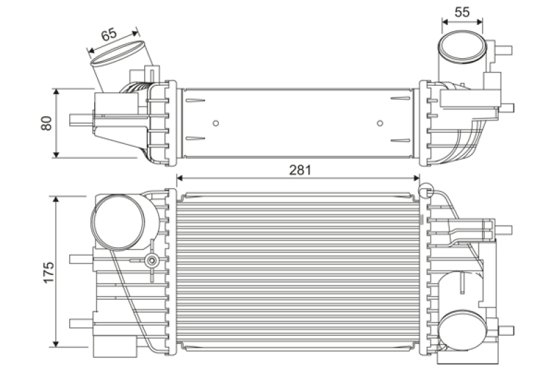 VALEO Ladeluftk&uuml;hler 822919