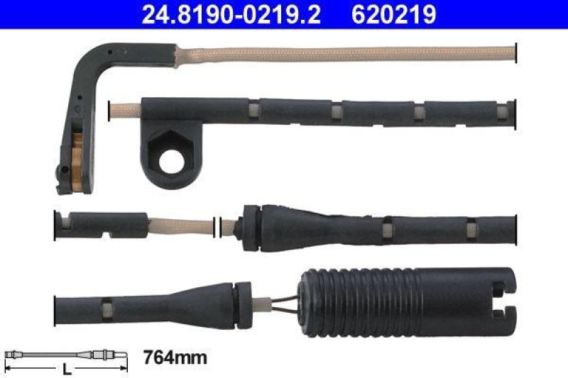ATE Warning Contact, brake pad wear