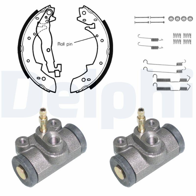 DELPHI Brake Shoe Set