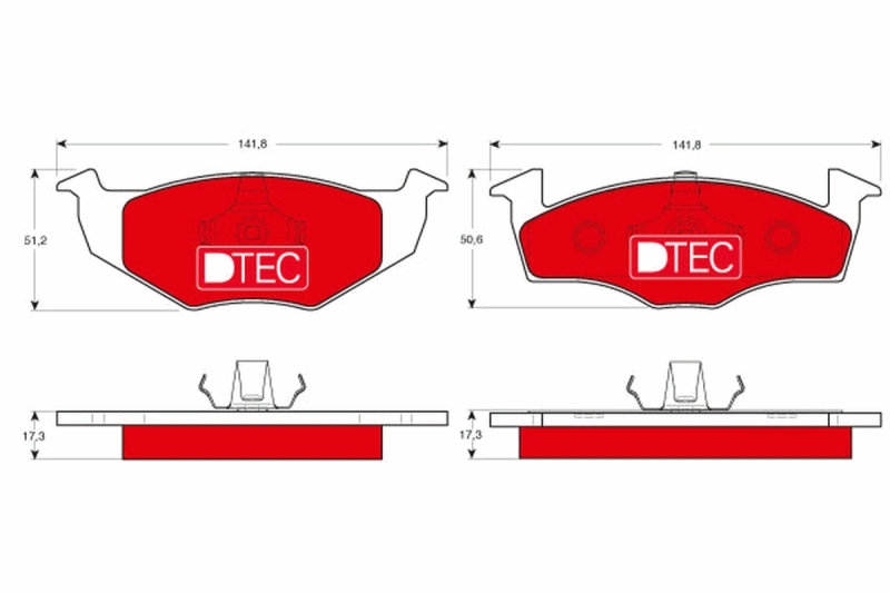 TRW Bremsbelagsatz, Scheibenbremse DTEC COTEC