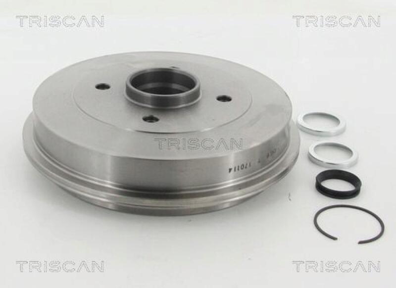 2x TRISCAN Brake Drum