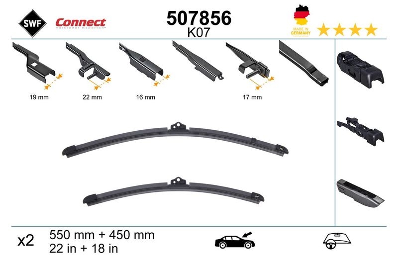 SWF Wischblatt CONNECT MADE IN GERMANY