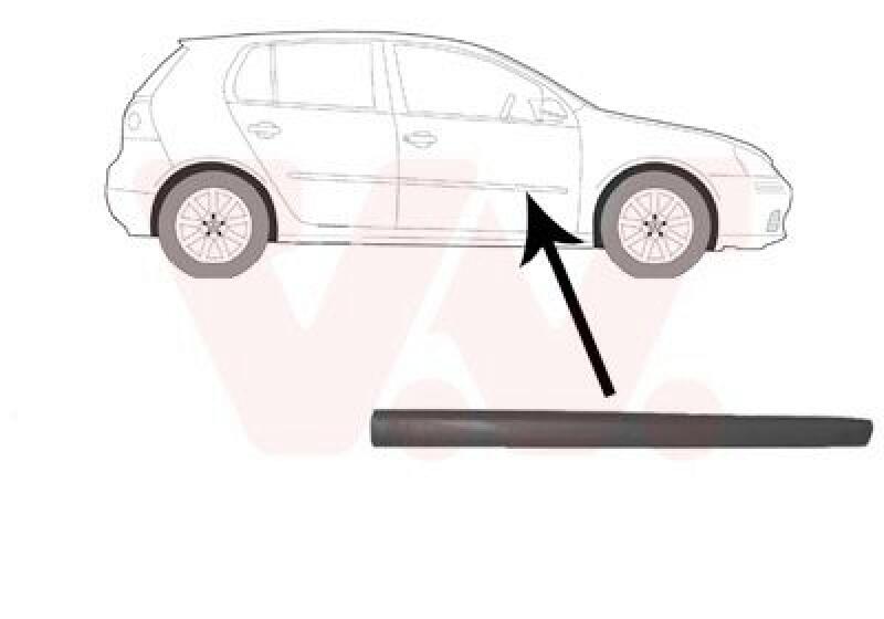 VAN WEZEL Trim/Protective Strip, door