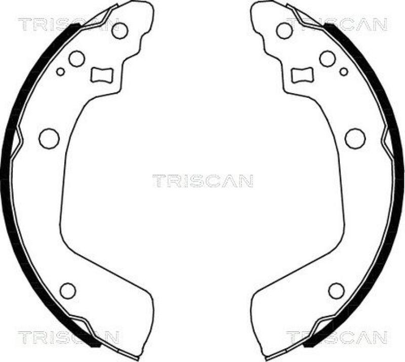 TRISCAN Bremsbackensatz