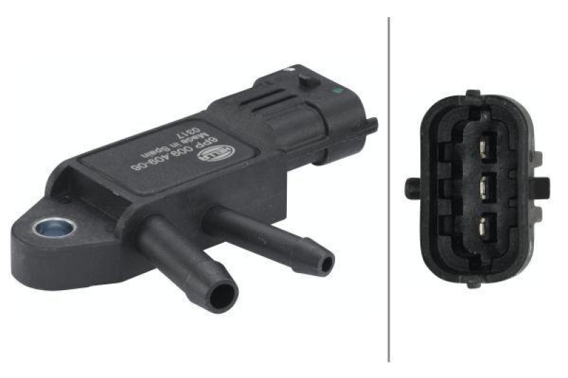 HELLA Sensor, Abgasdruck 6PP 009 409-061