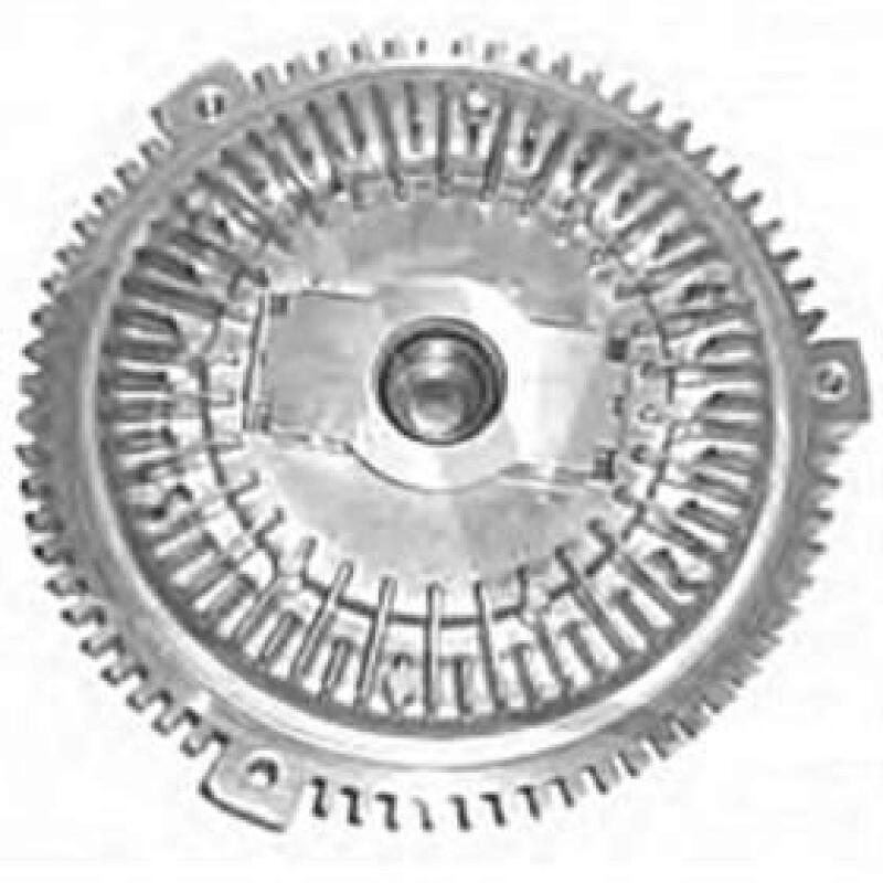 VAN WEZEL Clutch, radiator fan