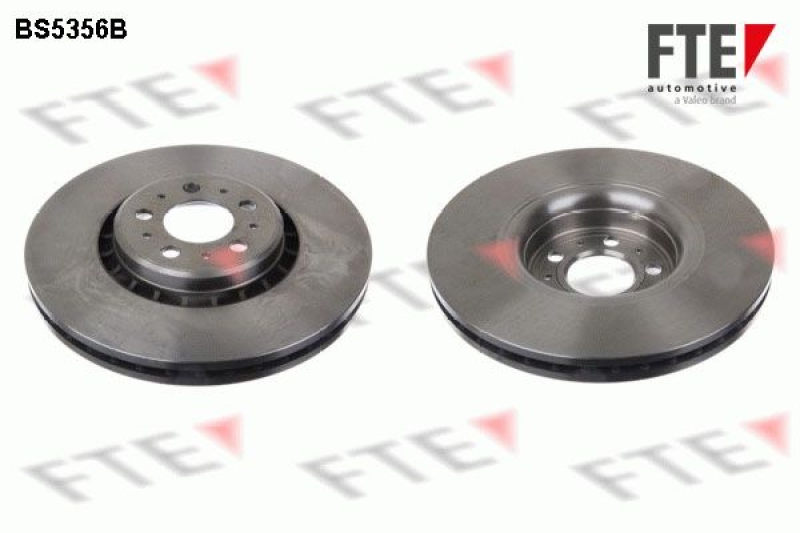 2x FTE Bremsscheibe COATED RANGE