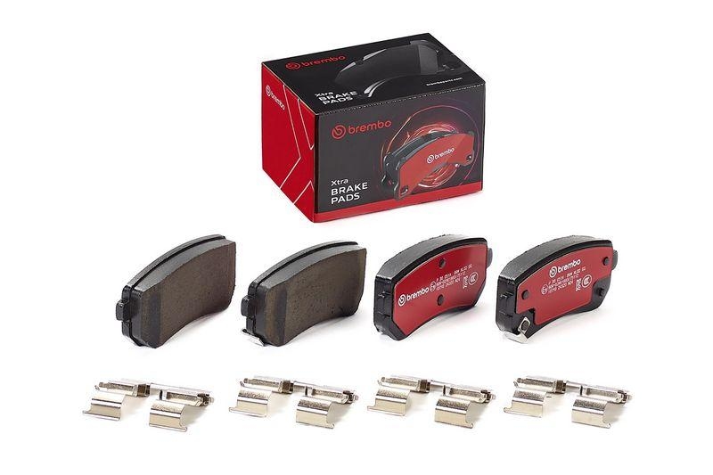 BREMBO Bremsbelagsatz, Scheibenbremse XTRA LINE P 30 051X