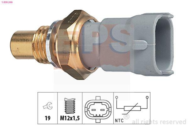 EPS Sensor, Kühlmitteltemperatur Made in Italy - OE Equivalent