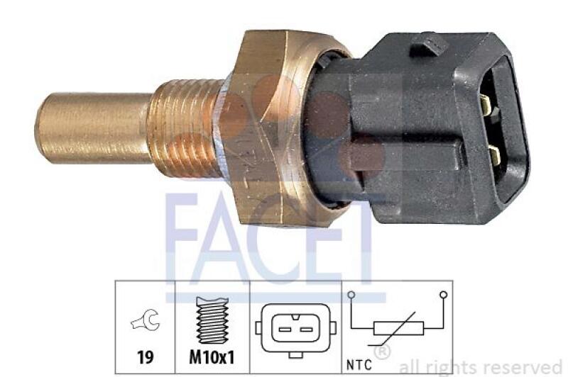 FACET Sensor, Öltemperatur Made in Italy - OE Equivalent