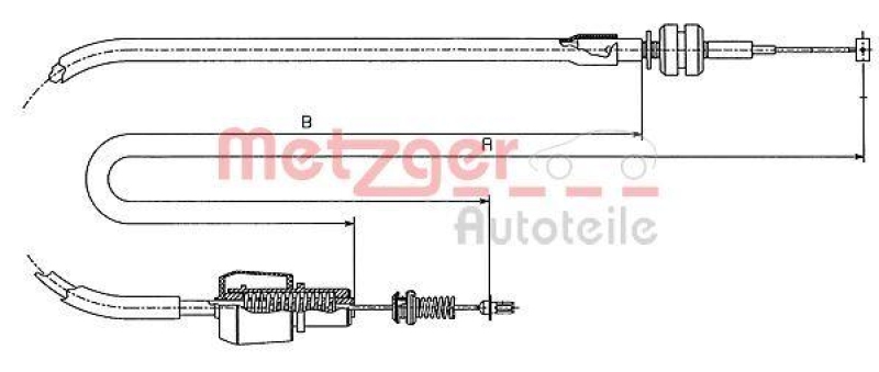METZGER Accelerator Cable