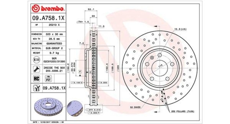 MAGNETI MARELLI Bremsscheibe
