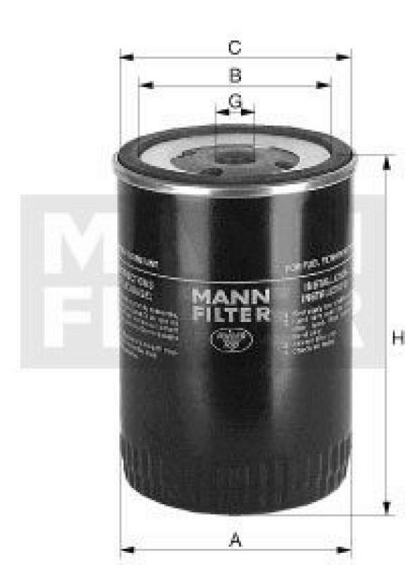 MANN-FILTER Kraftstofffilter WK 943