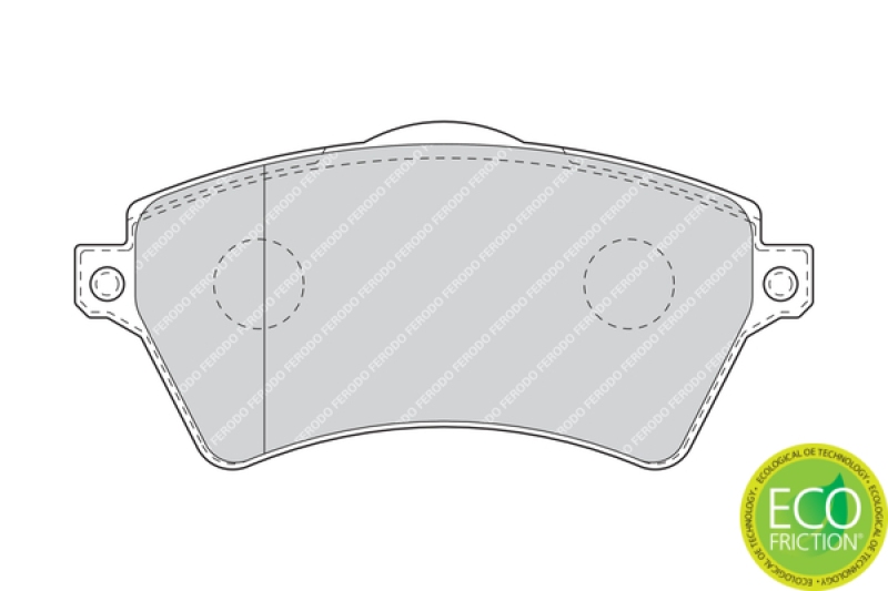 FERODO Bremsbelagsatz, Scheibenbremse PREMIER ECO FRICTION