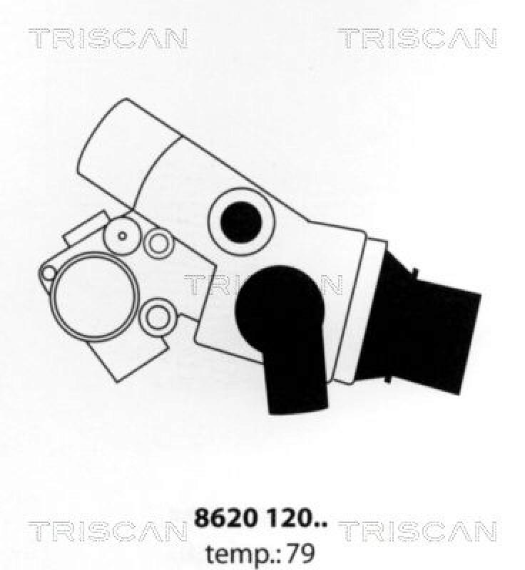 TRISCAN Thermostat, coolant