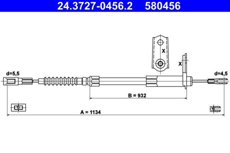 ATE Cable, parking brake