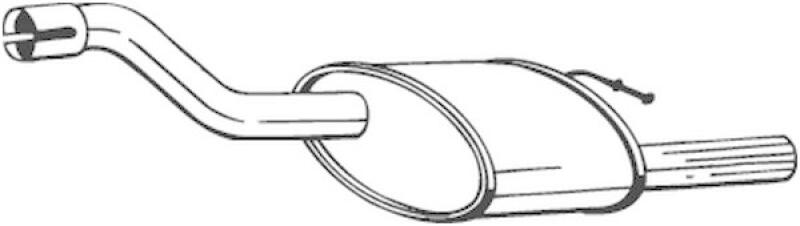 BOSAL Endschalld&auml;mpfer 154-373