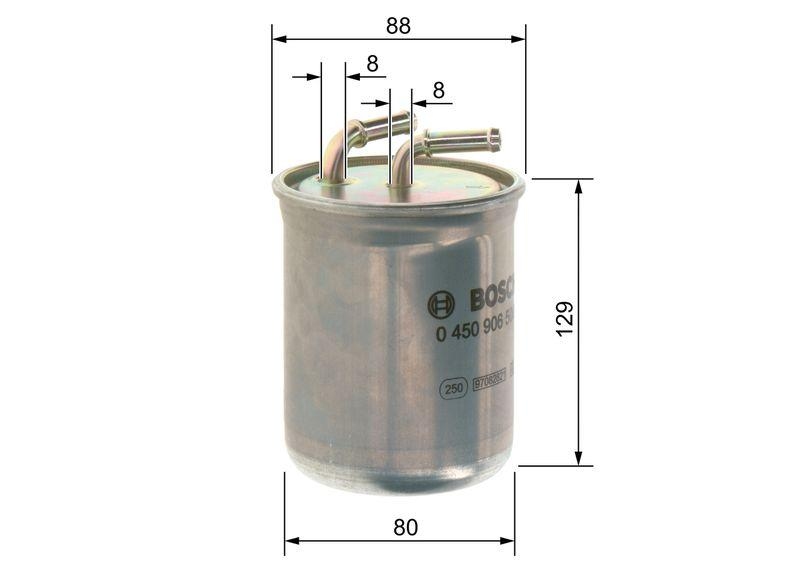BOSCH Kraftstofffilter 0 450 906 500