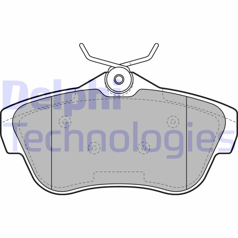 DELPHI Bremsbelagsatz, Scheibenbremse