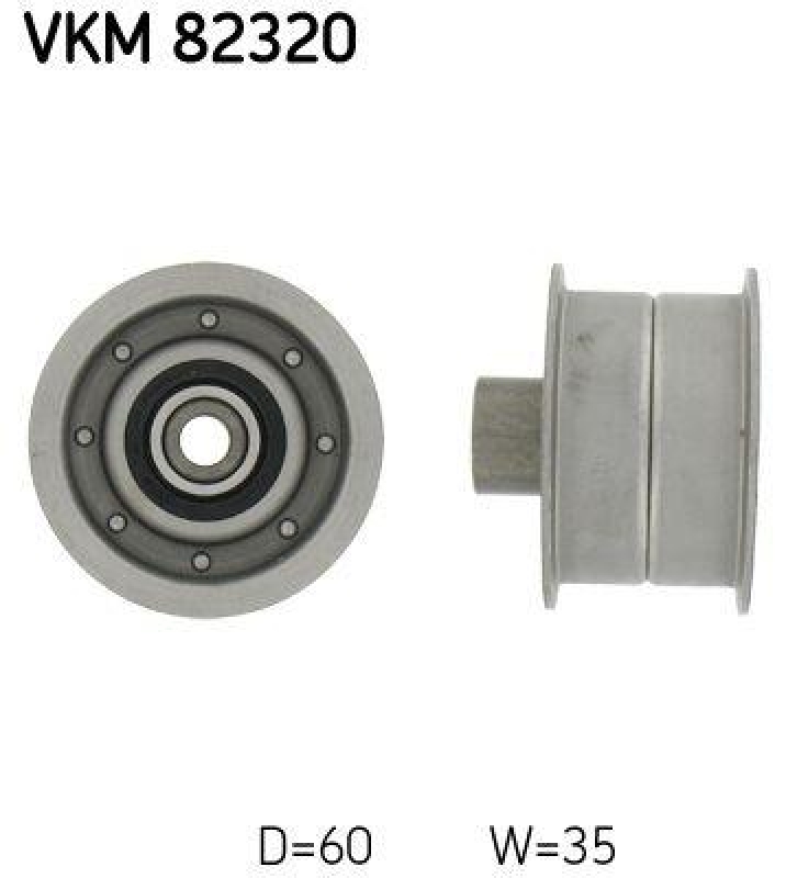 SKF Deflection/Guide Pulley, timing belt