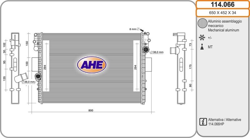 AHE Kühler, Motorkühlung