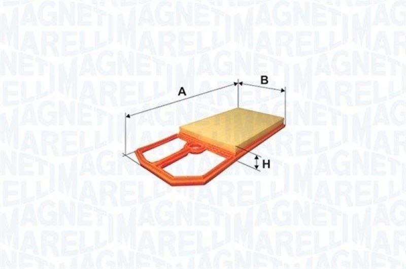 MAGNETI MARELLI Luftfilter 153071762497