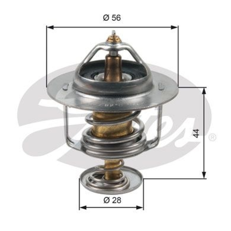 GATES Thermostat, coolant