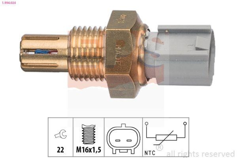 EPS Sensor, Ansauglufttemperatur Made in Italy - OE Equivalent