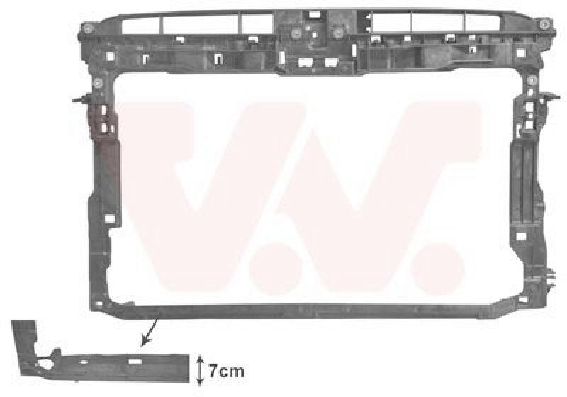 VAN WEZEL Frontverkleidung ** Equipart **