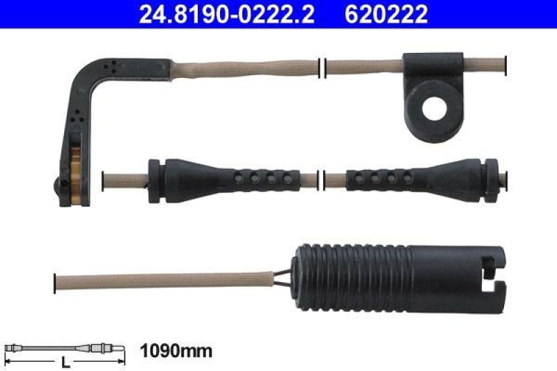 ATE Warning Contact, brake pad wear