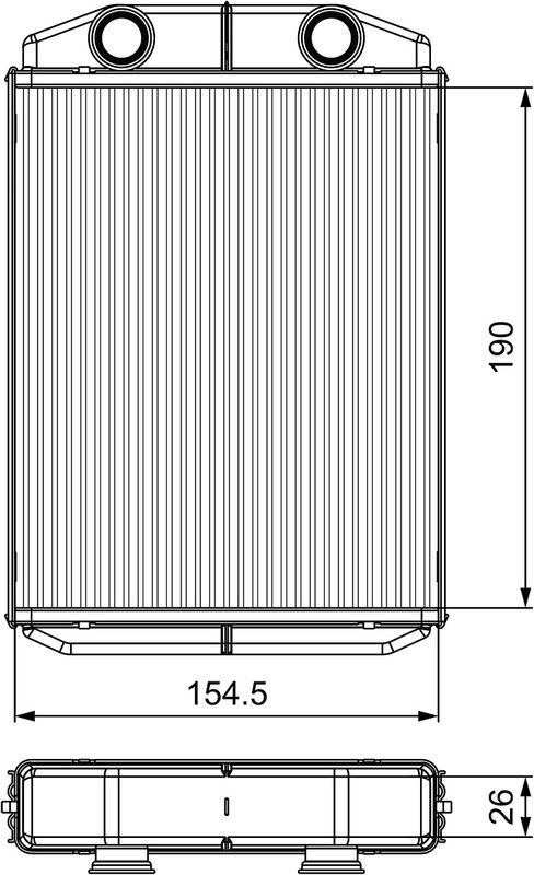 VALEO W&auml;rmetauscher, Innenraumheizung
