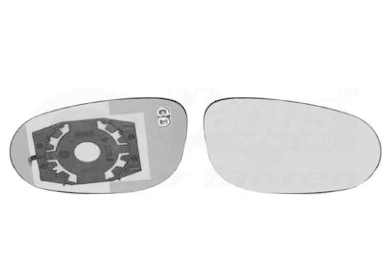VAN WEZEL Mirror Glass, outside mirror * HAGUS *