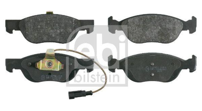 FEBI BILSTEIN Bremsbelagsatz, Scheibenbremse 16091