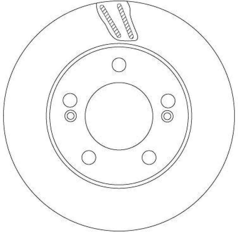2x TRW Bremsscheibe DF6876