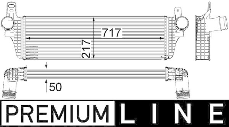MAHLE Ladeluftkühler PREMIUM LINE