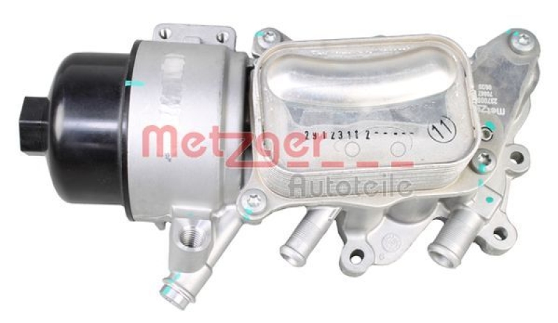 METZGER Housing, oil filter OE-part GREENPARTS