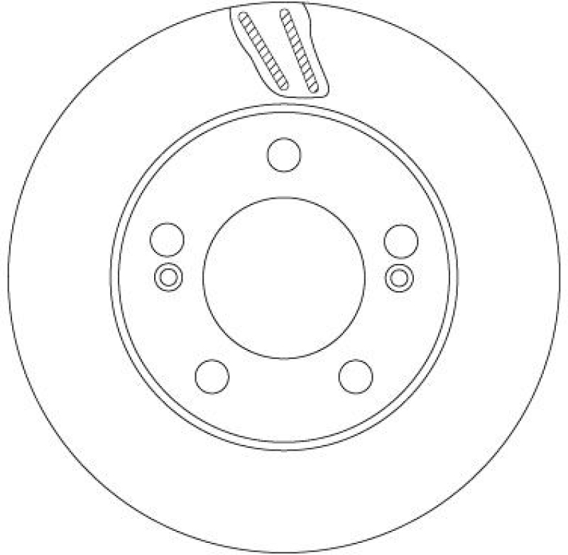 2x TRW Bremsscheibe