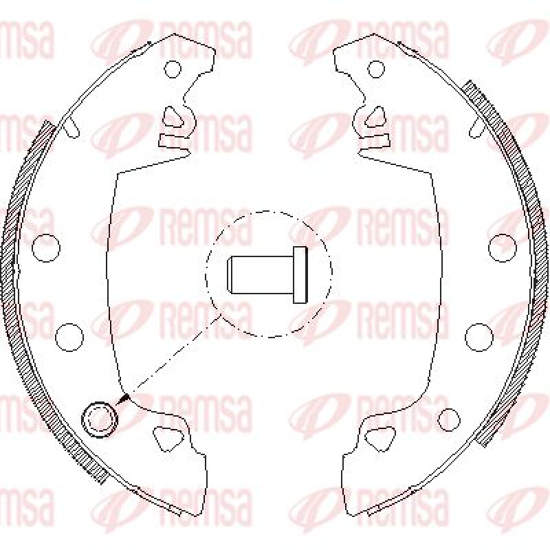 REMSA Brake Shoe Set