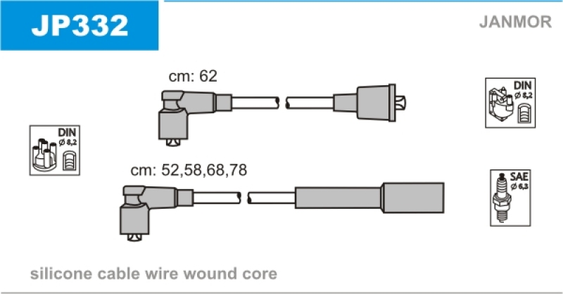 JANMOR Zündleitungssatz