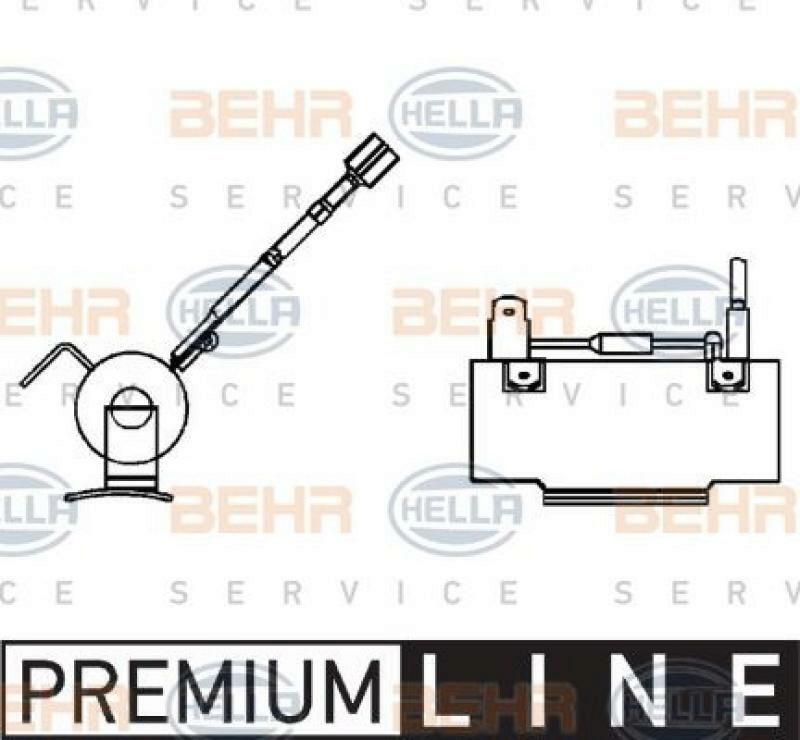 HELLA Widerstand, Innenraumgebläse BEHR HELLA SERVICE *** PREMIUM LINE ***