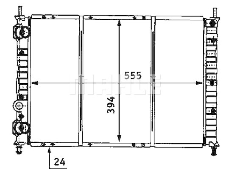 MAHLE Kühler, Motorkühlung BEHR