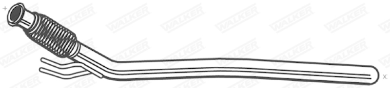 WALKER Abgasrohr 10697