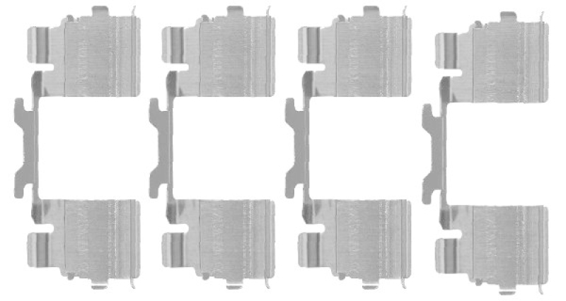 HELLA Accessory Kit, disc brake pad