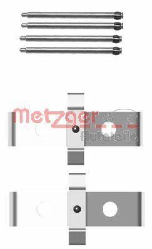 METZGER Accessory Kit, disc brake pad GREENPARTS