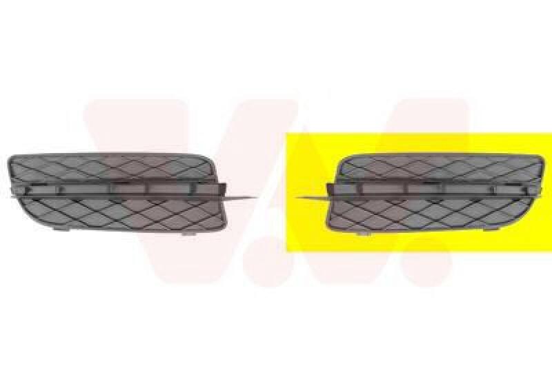 VAN WEZEL L&uuml;ftungsgitter, Sto&szlig;f&auml;nger 687591